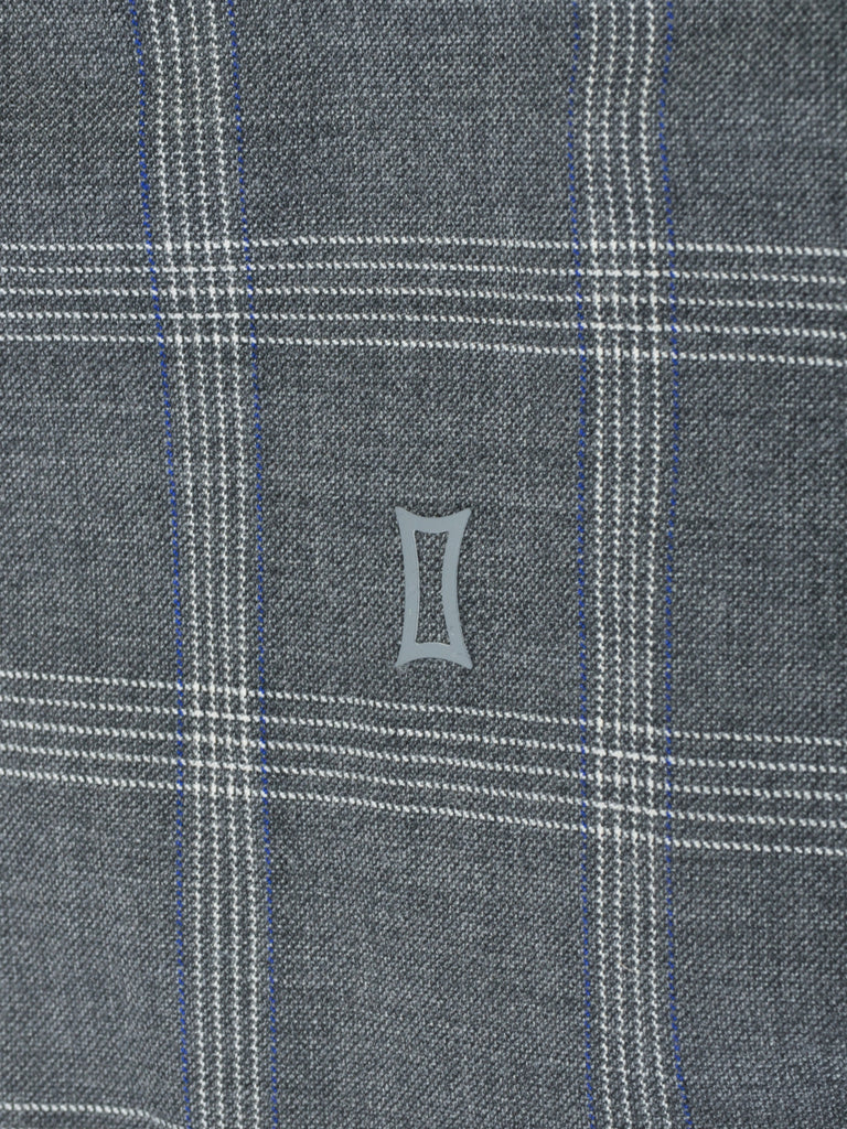 Kit + Ace Grey Check Silk Cashmere Pants