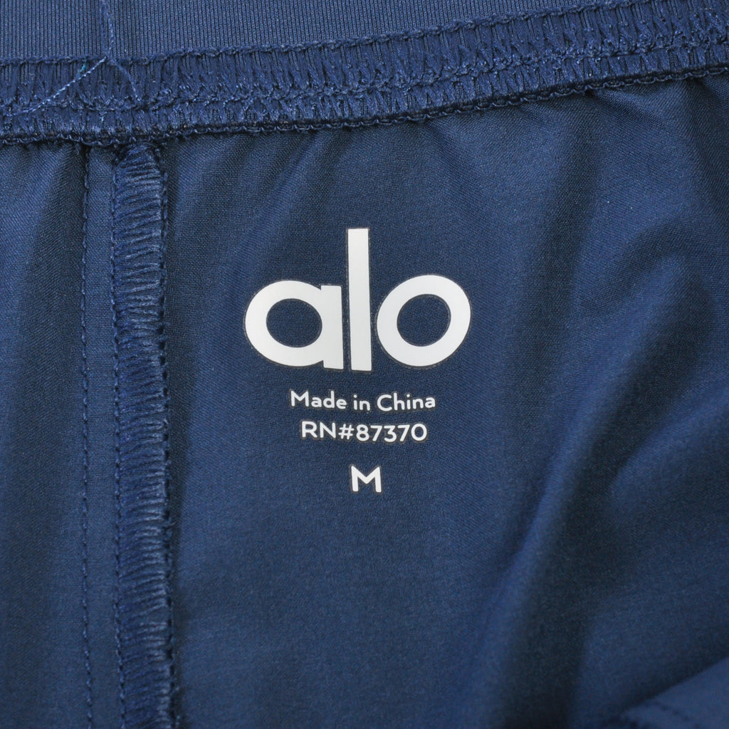 Alo Navy Blue Athletic Shorts