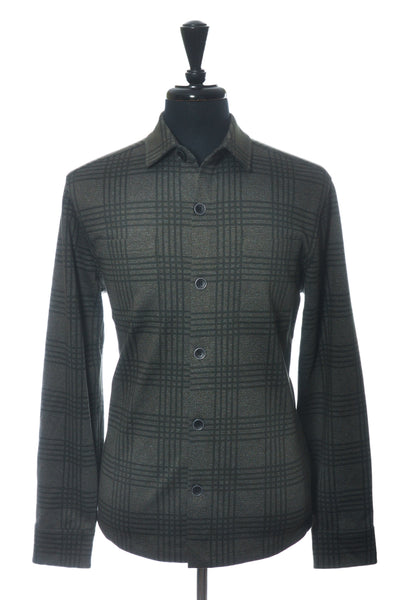 Robert Barakett Green Check Upton Overshirt