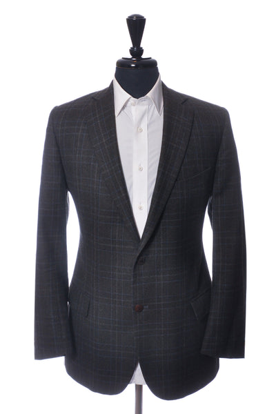 Brooks Brothers Dark Green Check Fitzgerald Blazer