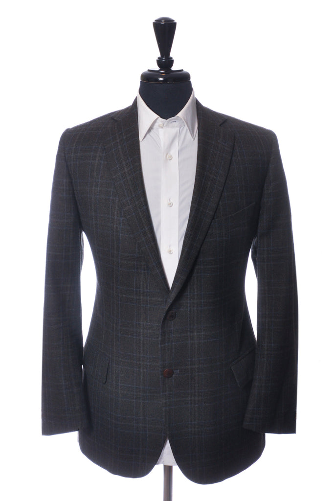 Brooks Brothers Dark Green Check Fitzgerald Blazer