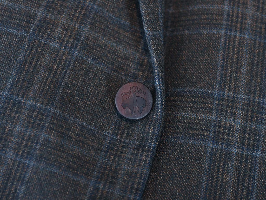 Brooks Brothers Dark Green Check Fitzgerald Blazer