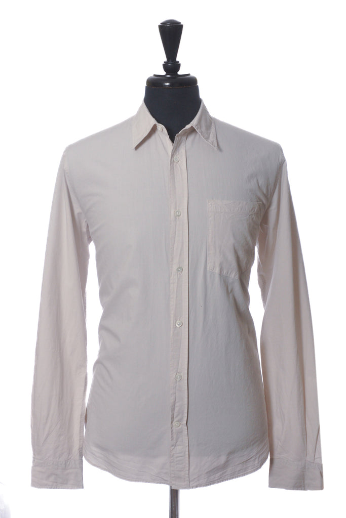 Norse Projects Beige Osvald Cotton Tencel Shirt