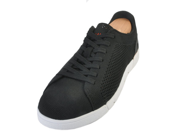 SWIMS Black Breeze Tennis Knit Sneakers