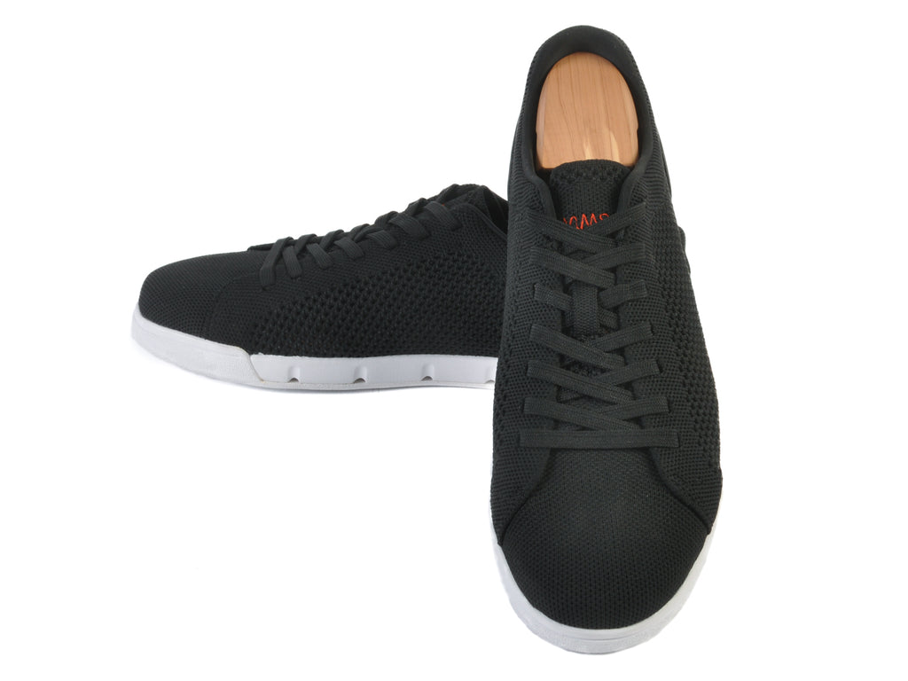 SWIMS Black Breeze Tennis Knit Sneakers