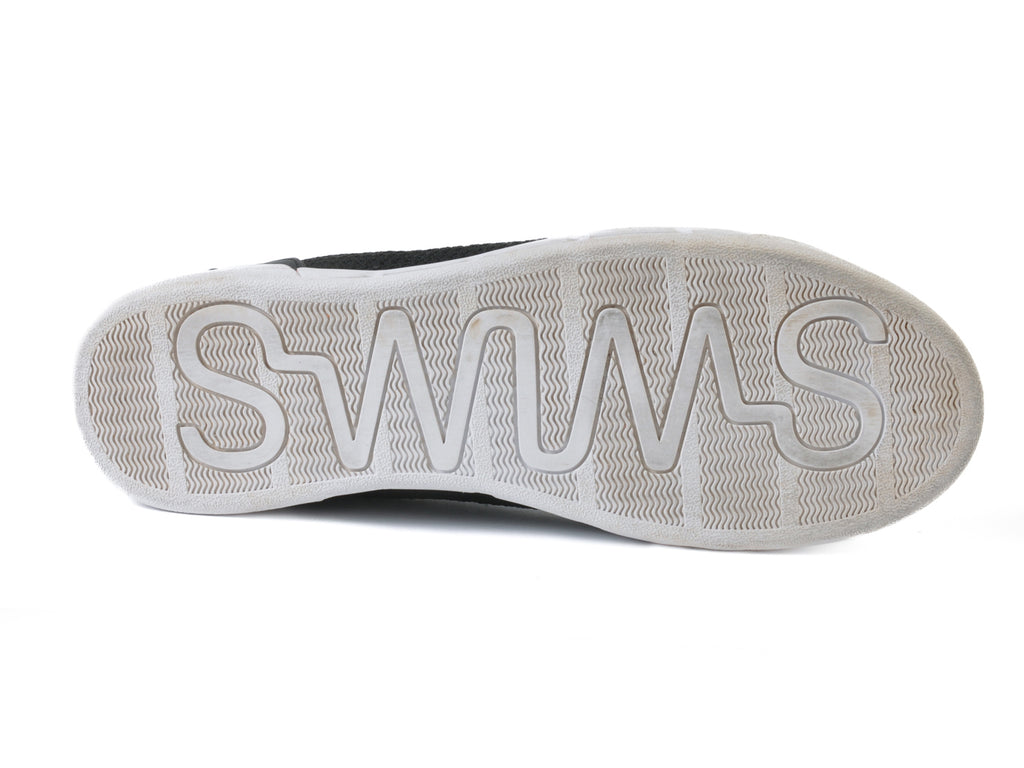 SWIMS Black Breeze Tennis Knit Sneakers