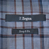 ZZegna Grey Check Drop8 Fit Shirt