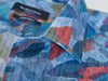 Bugatchi Blue Geometric Print Shaped Fit Shirt
