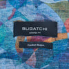 Bugatchi Blue Geometric Print Shaped Fit Shirt
