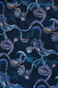 Bugatchi Navy Blue Print Shaped Fit Shirt