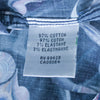 Bugatchi Navy Blue Print Shaped Fit Shirt