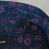 Matinique Merlot on Navy Blue Floral Print Shirt