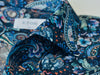 Eton Blue Paisley Print Slim Fit Shirt