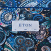 Eton Blue Paisley Print Slim Fit Shirt