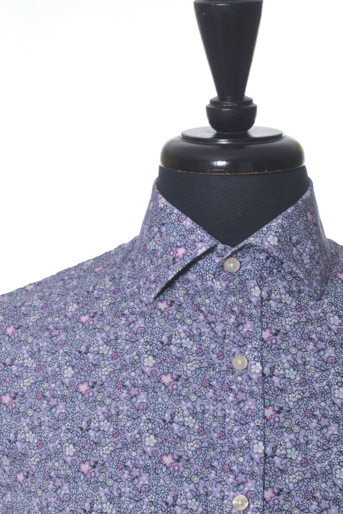 Matinique Purple Floral Print Shirt