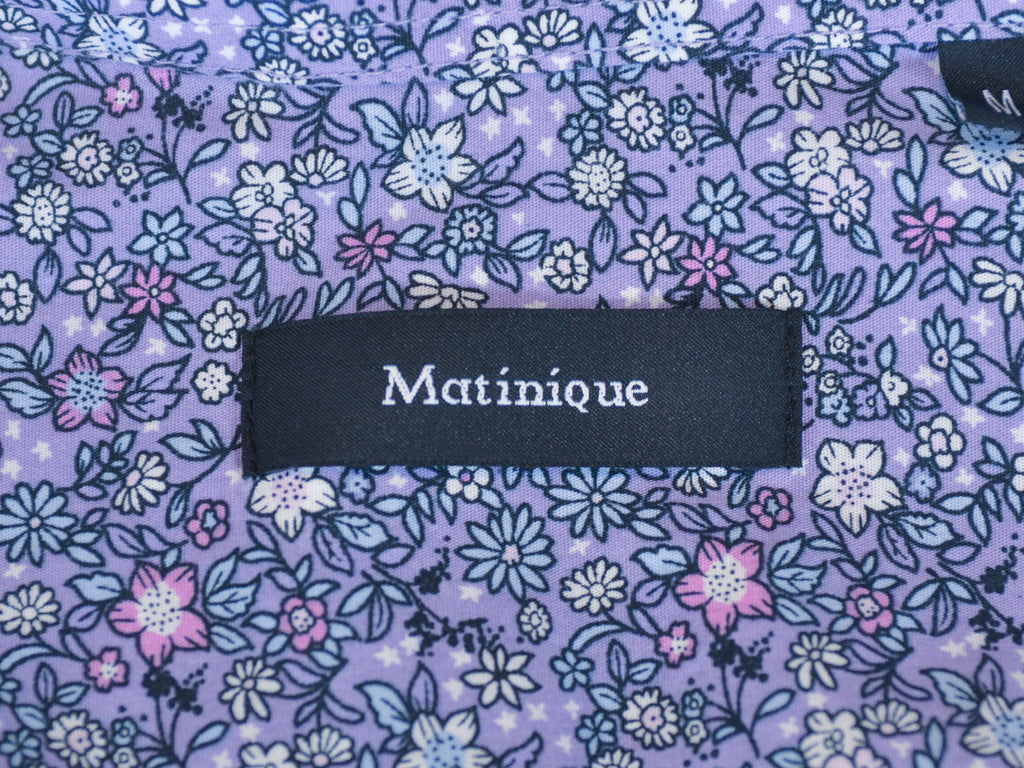 Matinique Purple Floral Print Shirt
