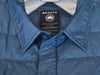 Canada Goose Branta Collection Farb Spirit Blue Snap Overshirt