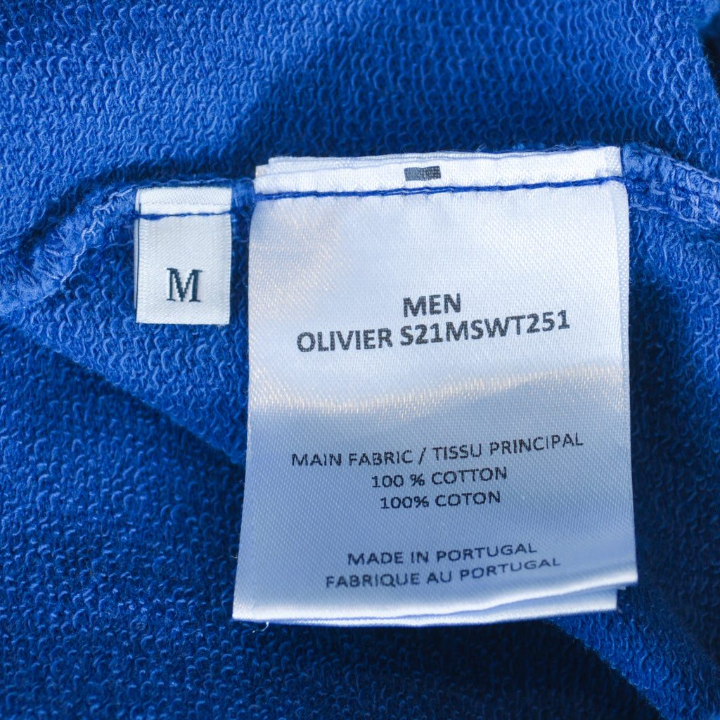 Officine Generale Washed Blue Olivier Hoodie