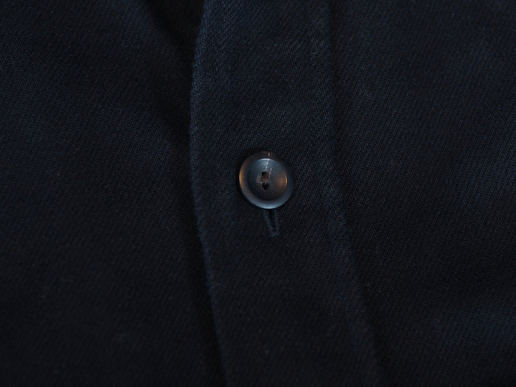Eton Black Cotton Overshirt
