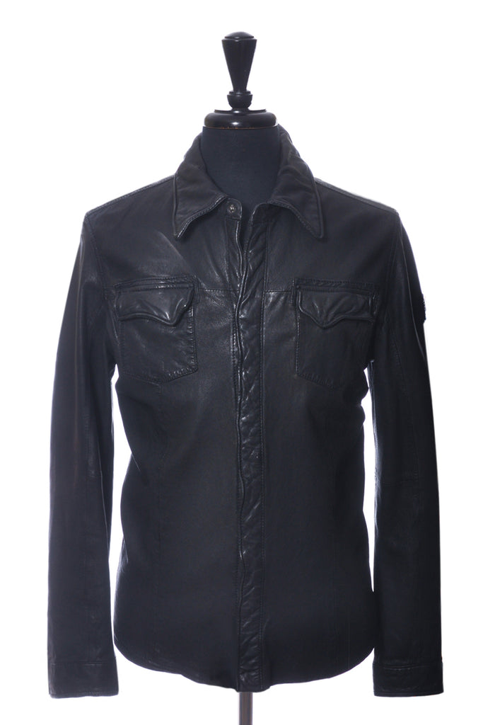Mauritius Black Lamb Leather Jacket