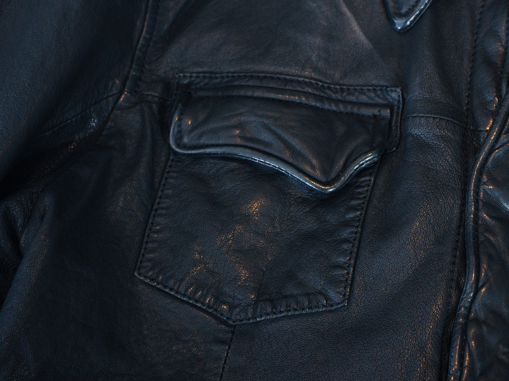 Mauritius Black Lamb Leather Jacket