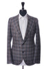 Emporio Armani Grey Check Savile Line Slim Fit Blazer