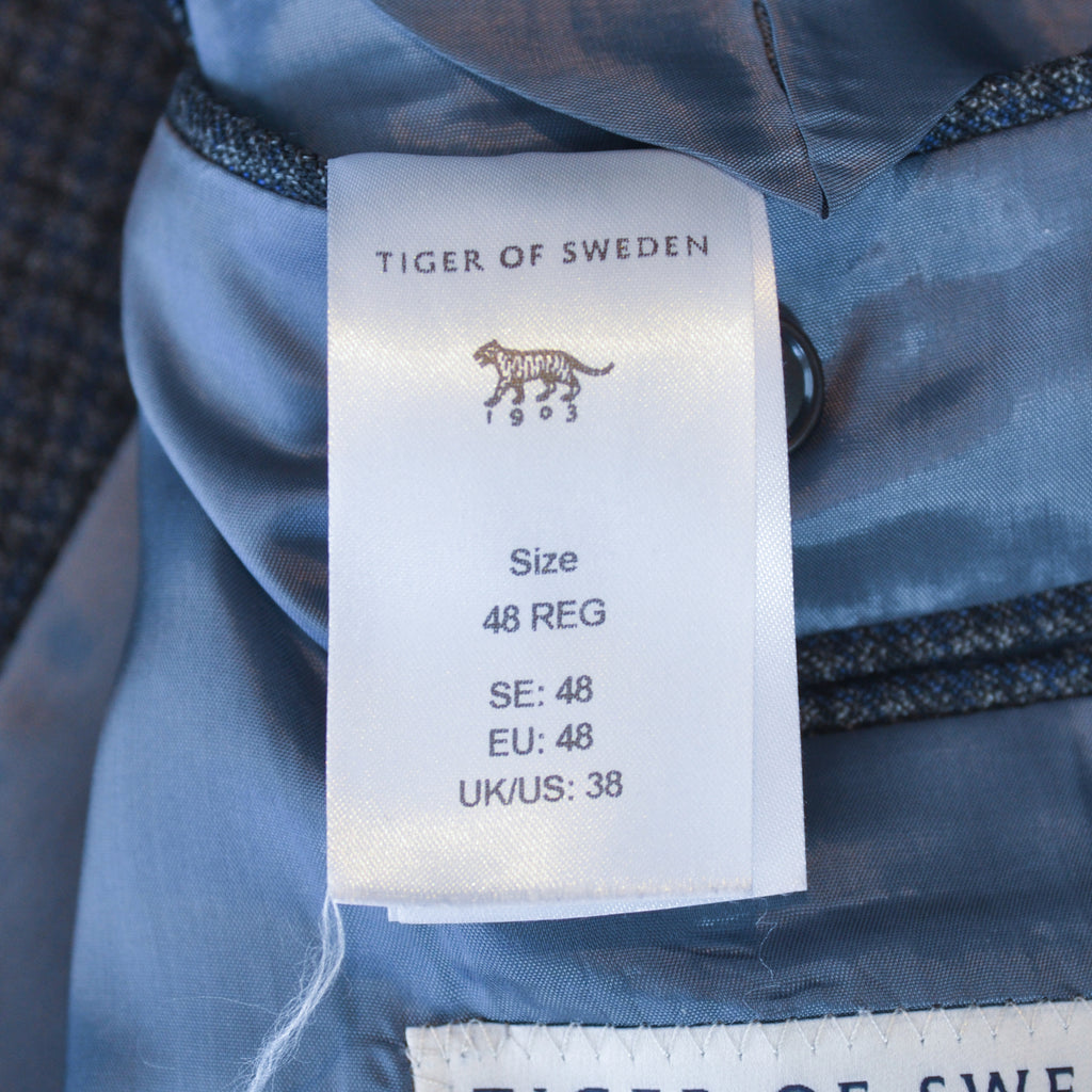Tiger of Sweden NWT Grey Check Joseph Blazer