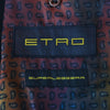 Etro Navy Blue Double Breasted Superleggera Blazer