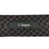 ZZegna Brown Geometric Print Skinny Tie