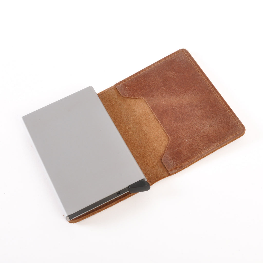 Secrid Brown Leather Wallet