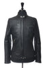 Diesel Black Lambskin Leather Motorcycle Jacket