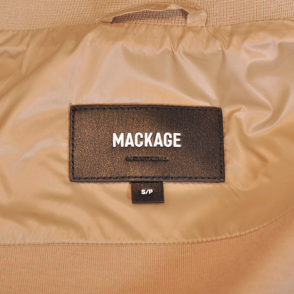 Mackage Light Brown Hybrid Down Jacket