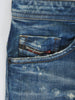 Diesel Distressed and Repaired Thommer-T Jeans