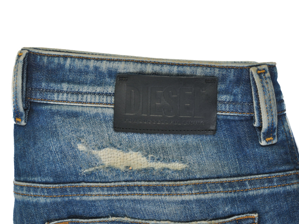 Diesel Distressed and Repaired Thommer-T Jeans