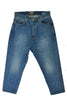U.Sage Cropped Washed Denim Jeans