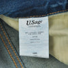 U.Sage Cropped Washed Denim Jeans