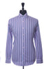 Bugatchi Pink Striped Shaped Fit Dress Shirt