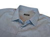 ZZegna Grey Striped Panel Slim Fit Shirt