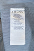 ZZegna Grey Striped Panel Slim Fit Shirt