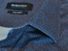 Bugatchi Navy Blue Print 8 Way Stretch Shirt