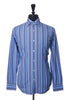 Bugatchi Blue Striped Dress Shirt