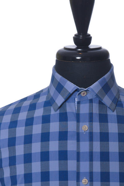 Ted Baker Endurance Lando Blue Check Dress Shirt