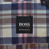 Hugo Boss Brown Check Regular Fit Oberto Shirt