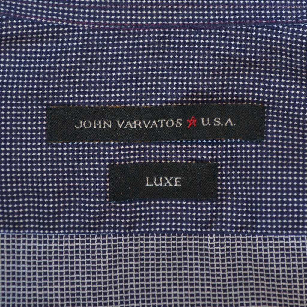 John Varvatos Luxe Purple Dotted Twill Dress Shirt