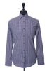 Bugatchi Purple Striped Check Dress Shirt