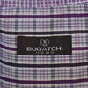 Bugatchi Purple Striped Check Dress Shirt