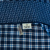 Bugatchi Navy Blue Check Dress Shirt