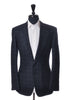 Tom Ford Charcoal Grey Check Basic Base A Blazer