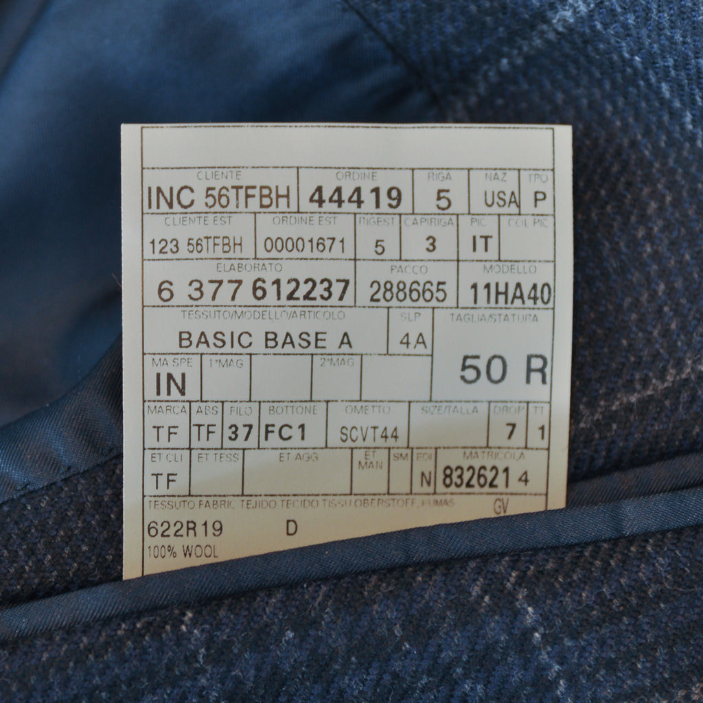 Tom Ford Charcoal Grey Check Basic Base A Blazer
