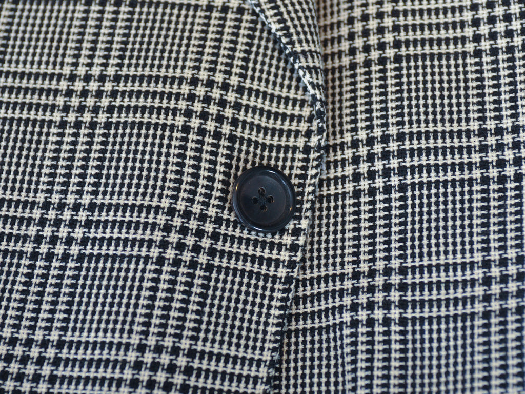 Tom Ford Grey Check Basic Base A Blazer